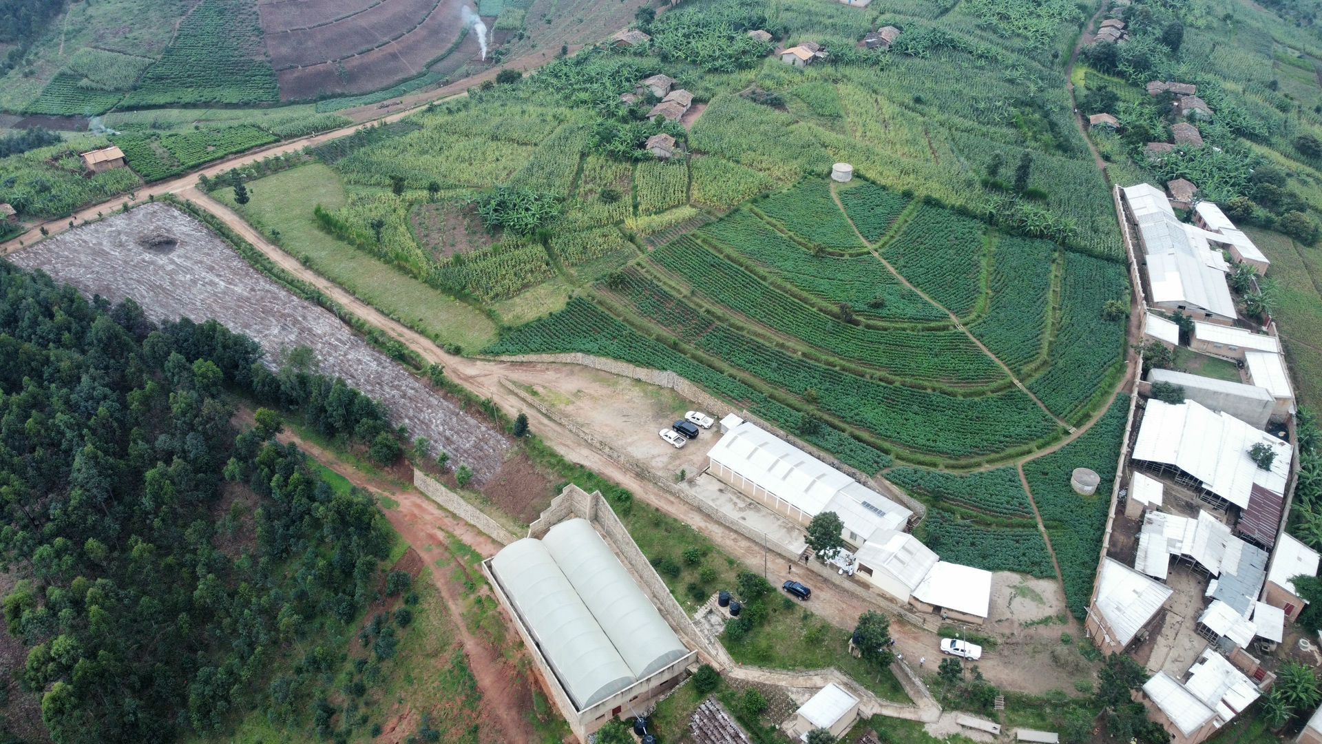 Champ durable illustrant notre vision agricole